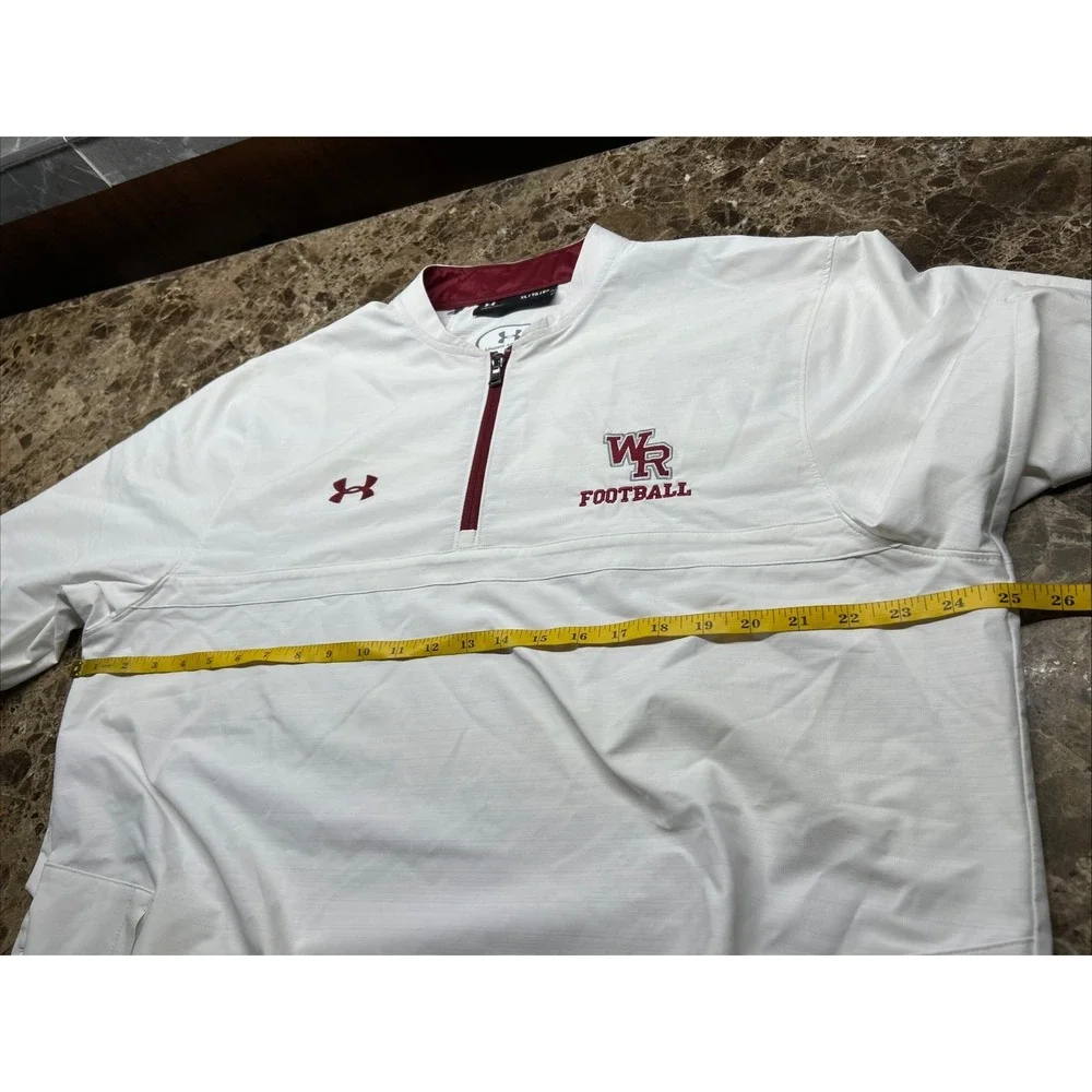 Under Armour men's Football Pullover XL Wide Receiver  White Sideline